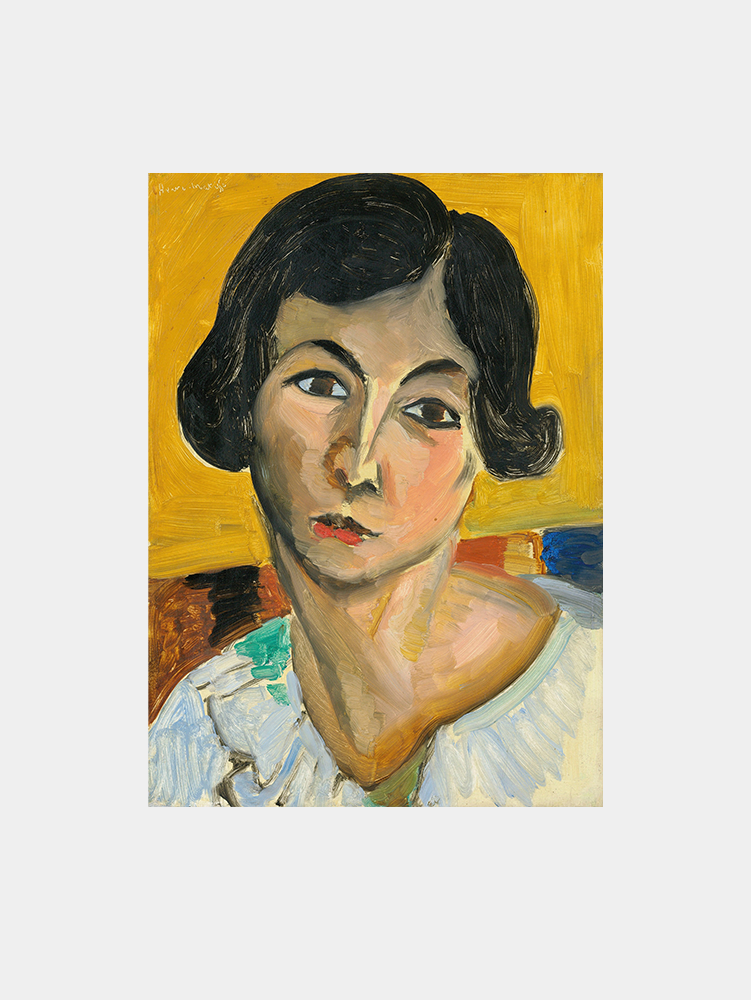 Matisse:  "Tête de femme penchée (Lorette) (1916-1917)" Art Print