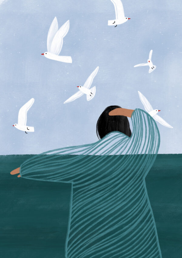 Seaside Art Print