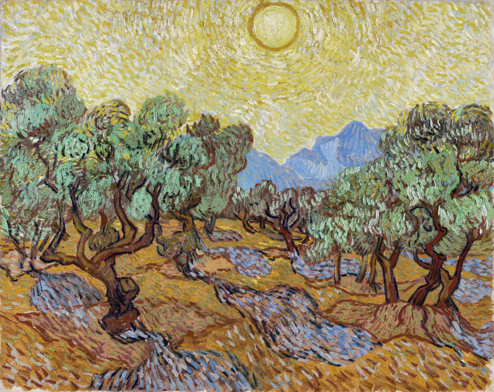 Van Gogh "Vincent Van Gogh's Olive Trees" Art Print