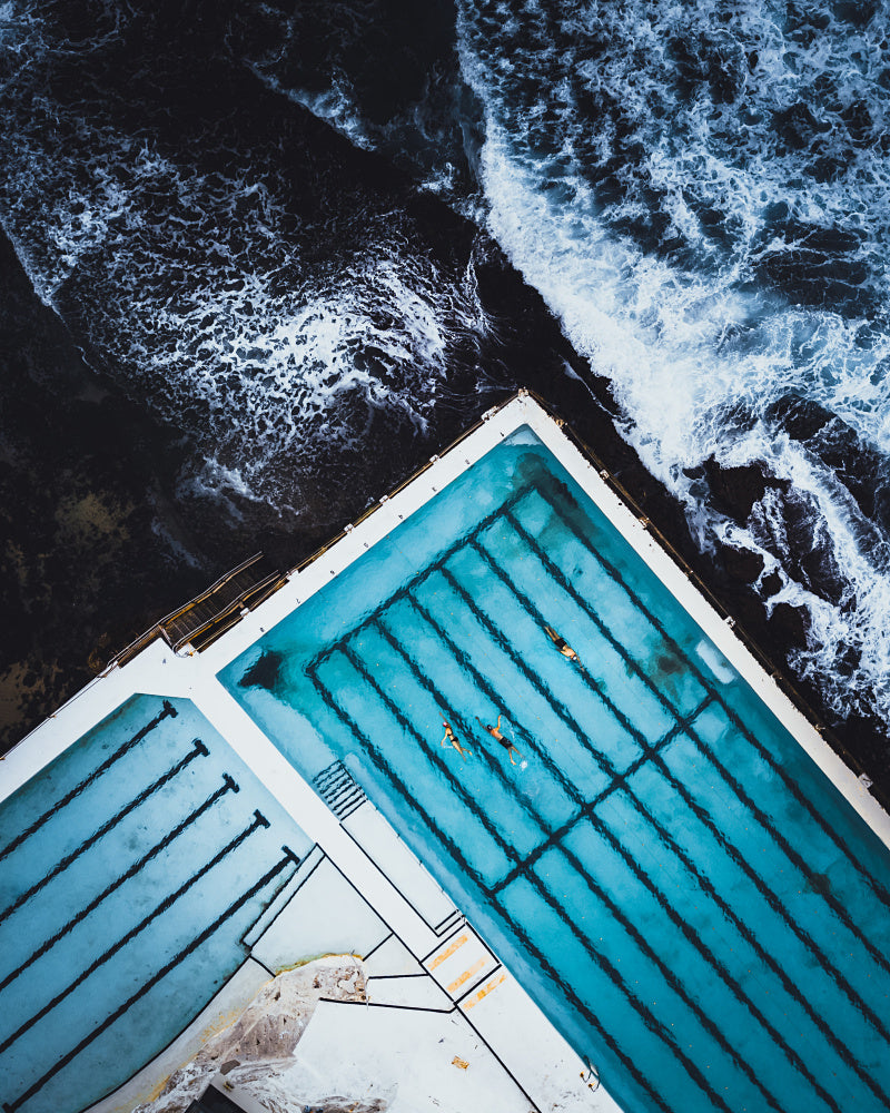 Bondi Most Famous Ocean Pool in Australia Art Print