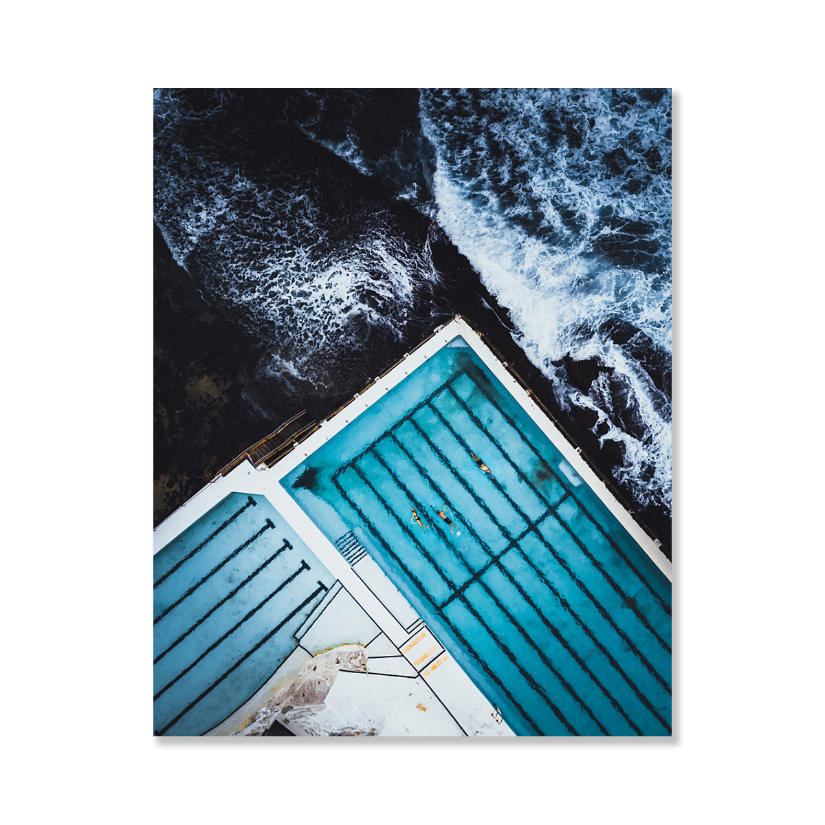 Bondi Most Famous Ocean Pool in Australia Art Print