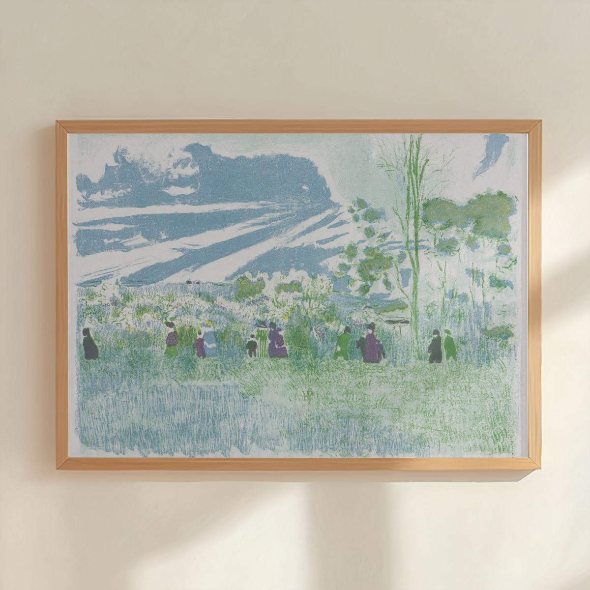 Édouard Vuillard "Across the Fields (1899)" Art Print