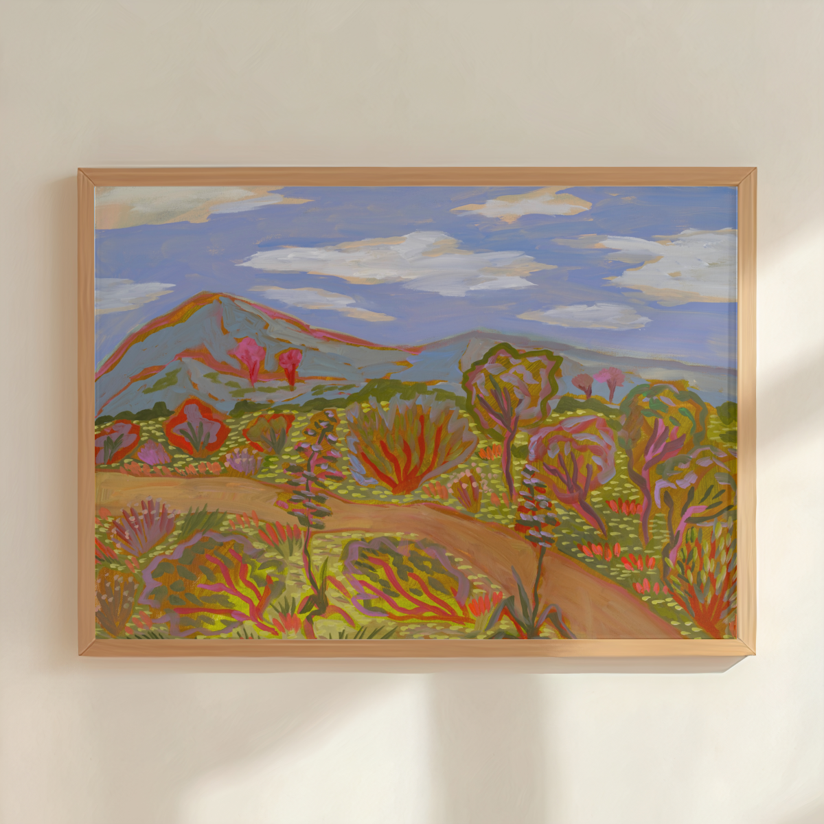 Desert Path Art Print