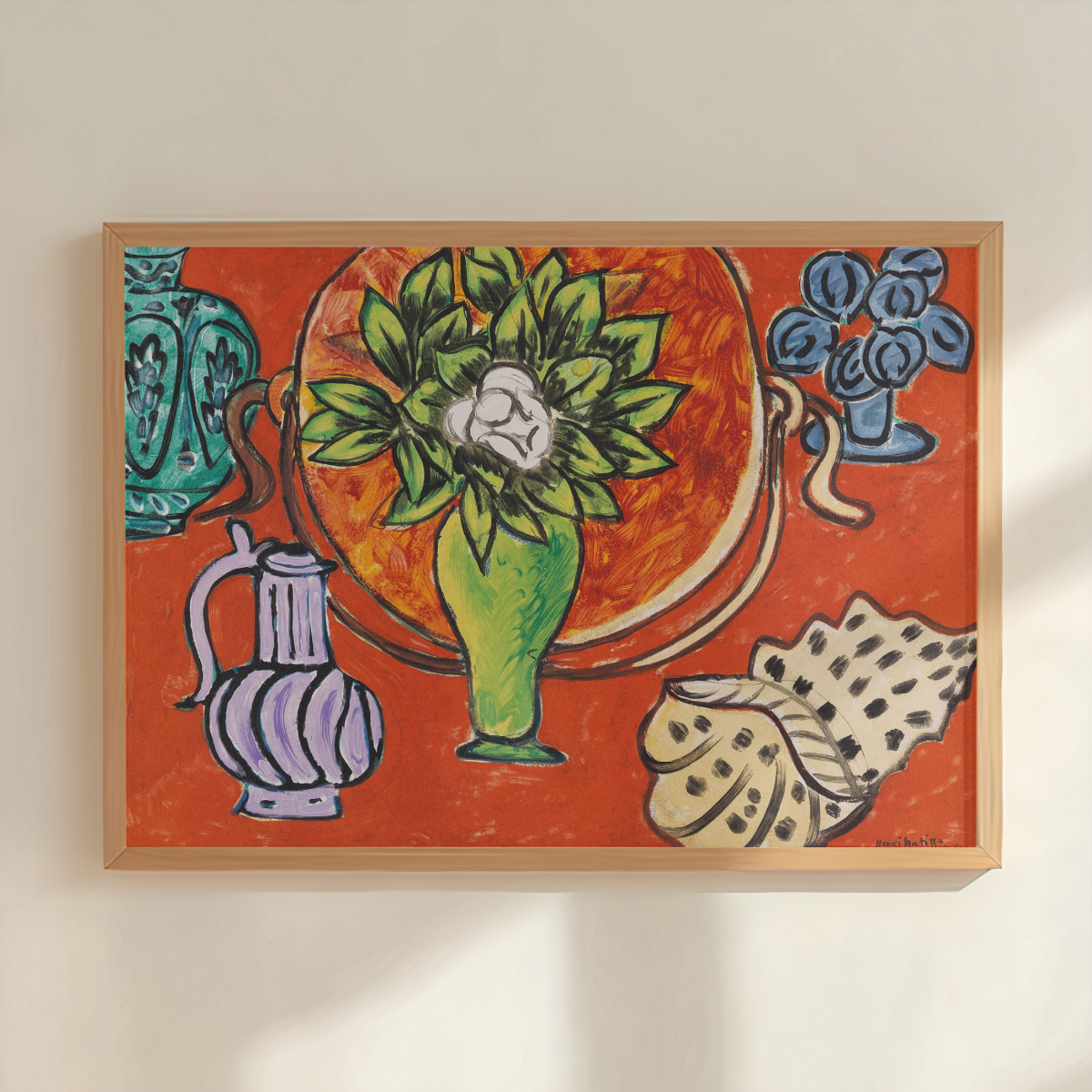 Matisse:  "Nature morte au Magnolia (1950)" Art Print