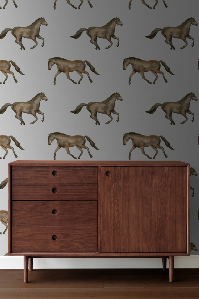 Prairies Wild Horses Wallpaper