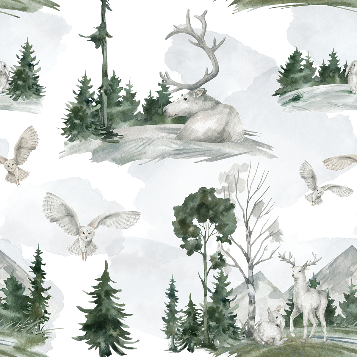 Snow Owl Wallpaper