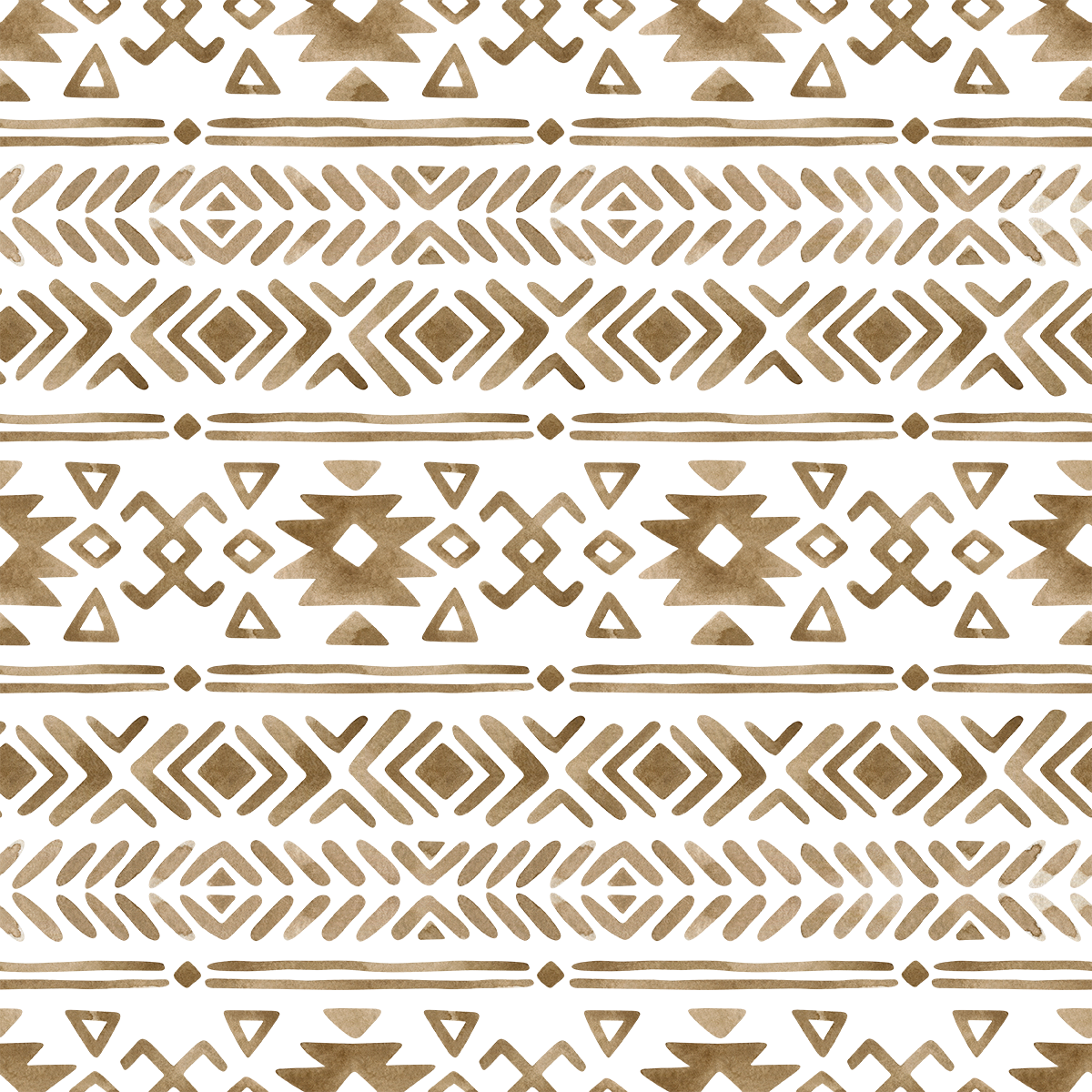 Prairies Watercolour Pattern Wallpaper