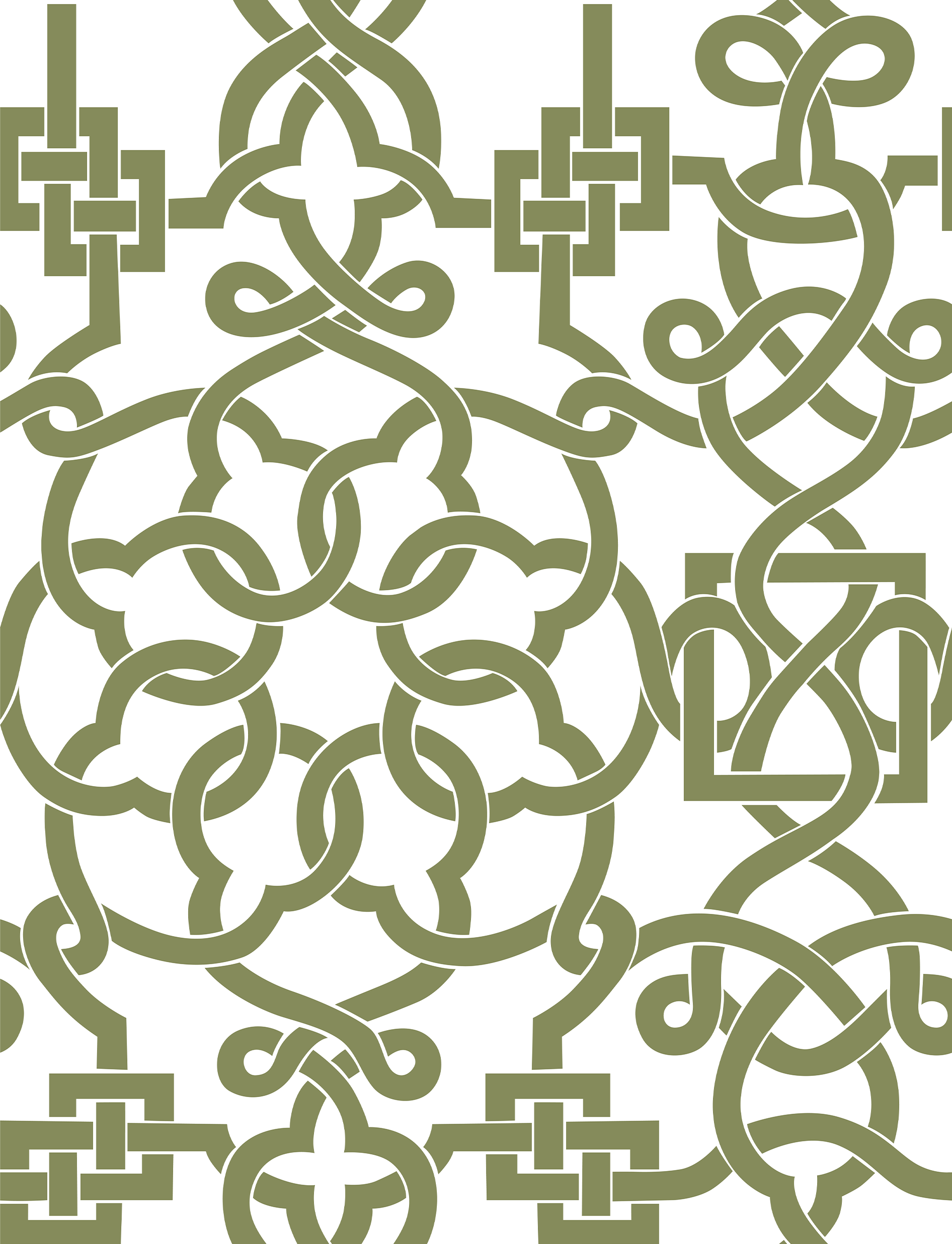 Trellis Luxe Camo and White Wallpaper