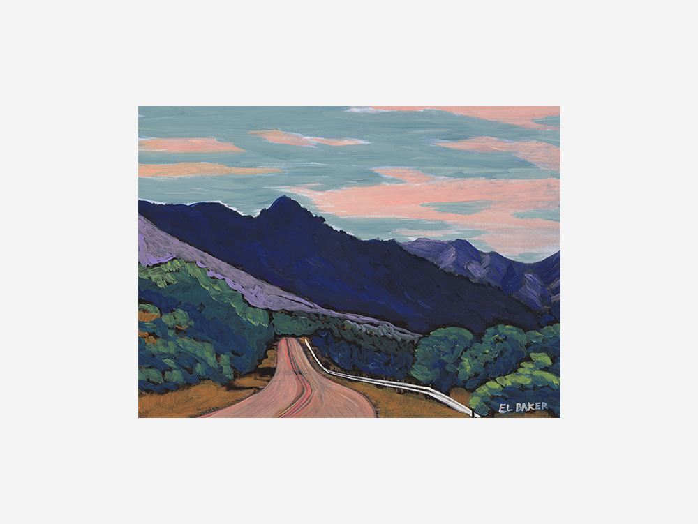 West Texas Highway Art Print