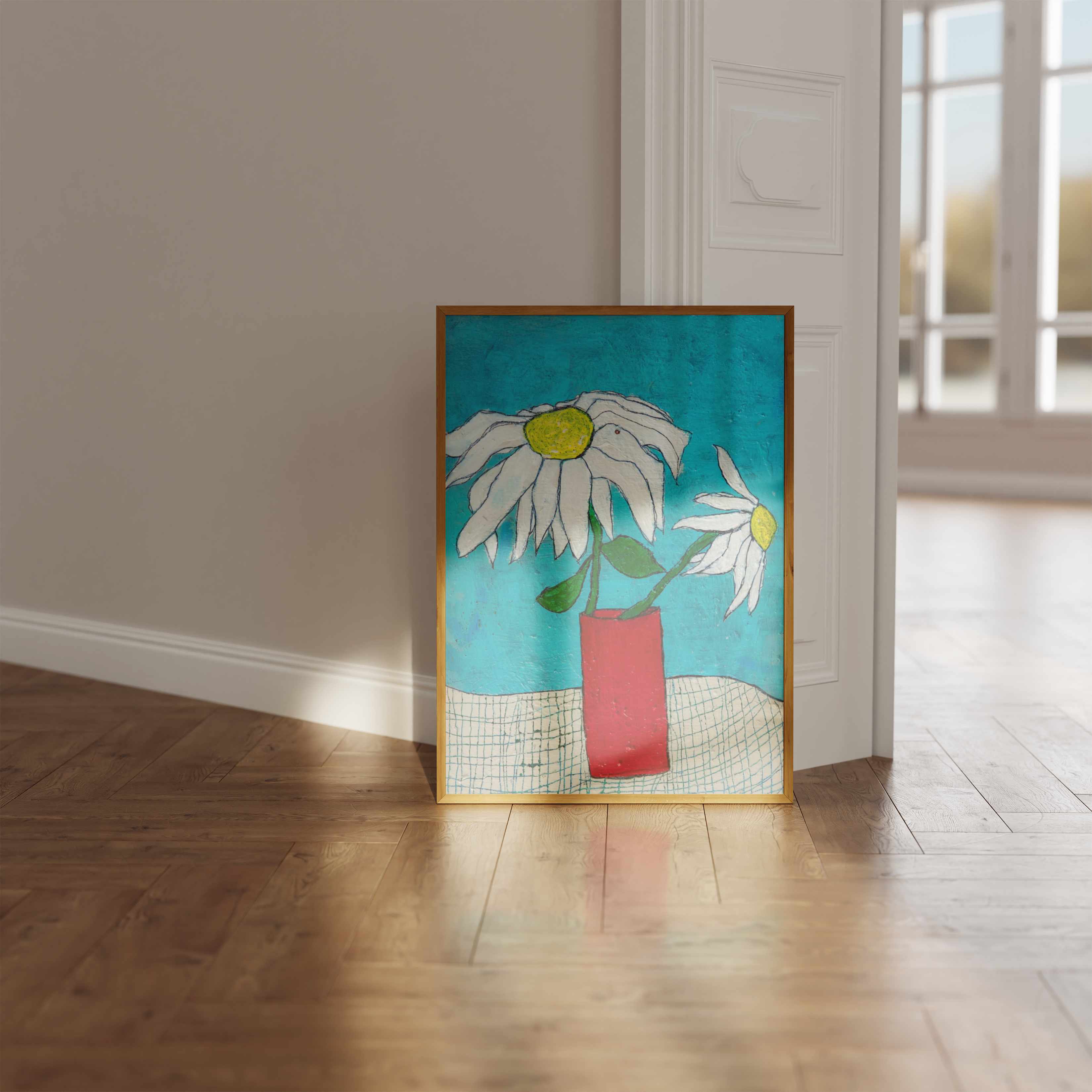 Naive Daisy Still Life