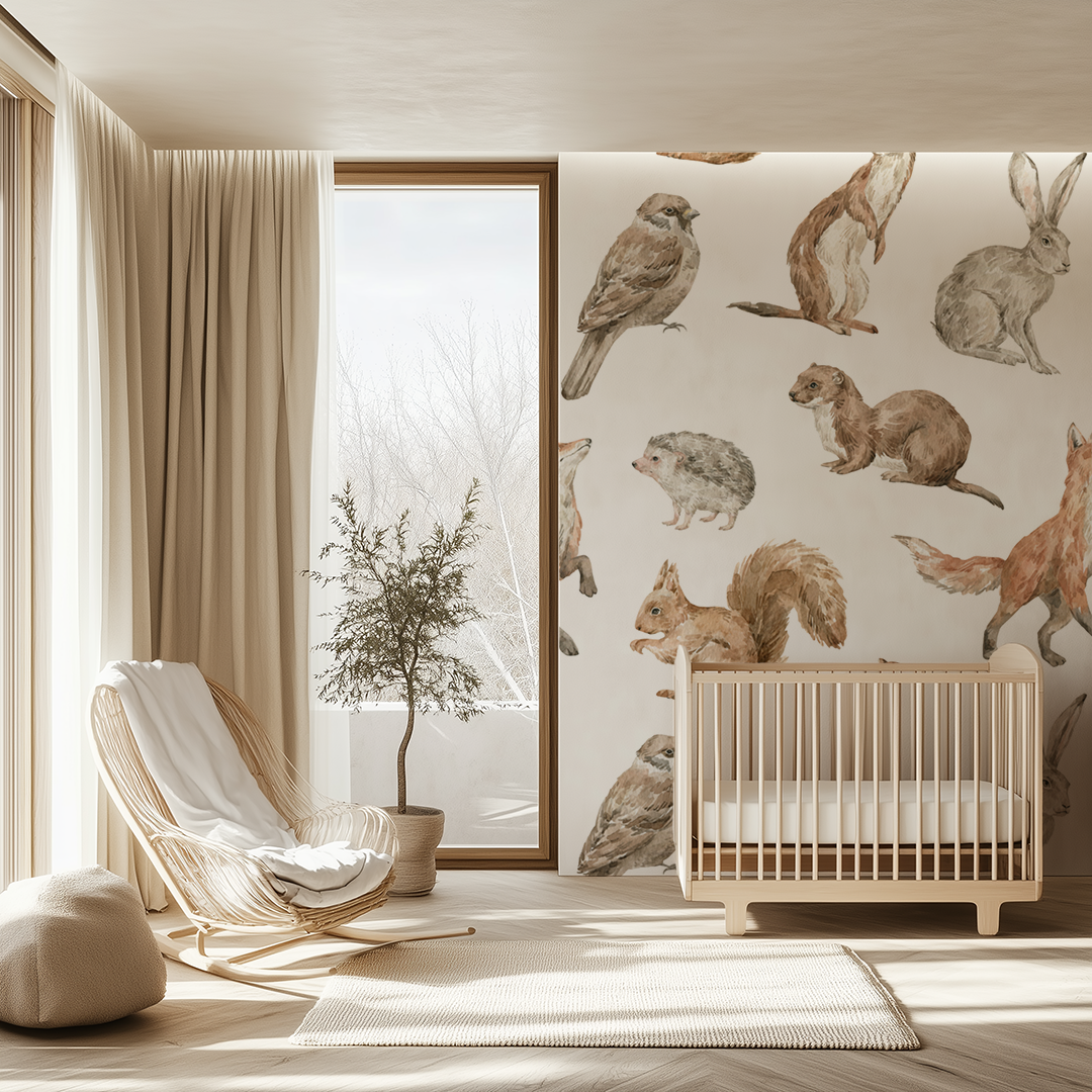 Baby Forest Animal Wallpaper