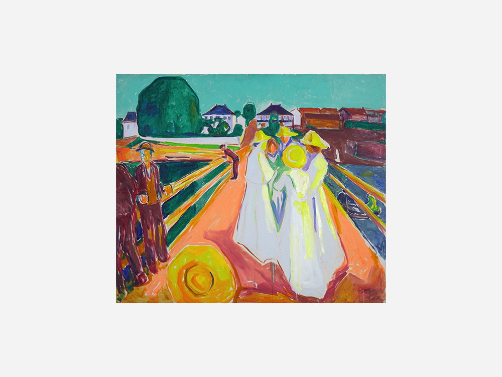 Edvard Munch: "The Women on the Bridge" Art Print