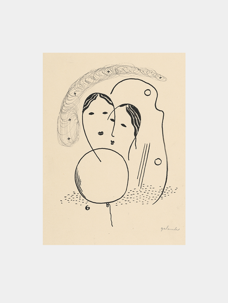 Mikuláš Galanda: "Ball 1930" Art Print