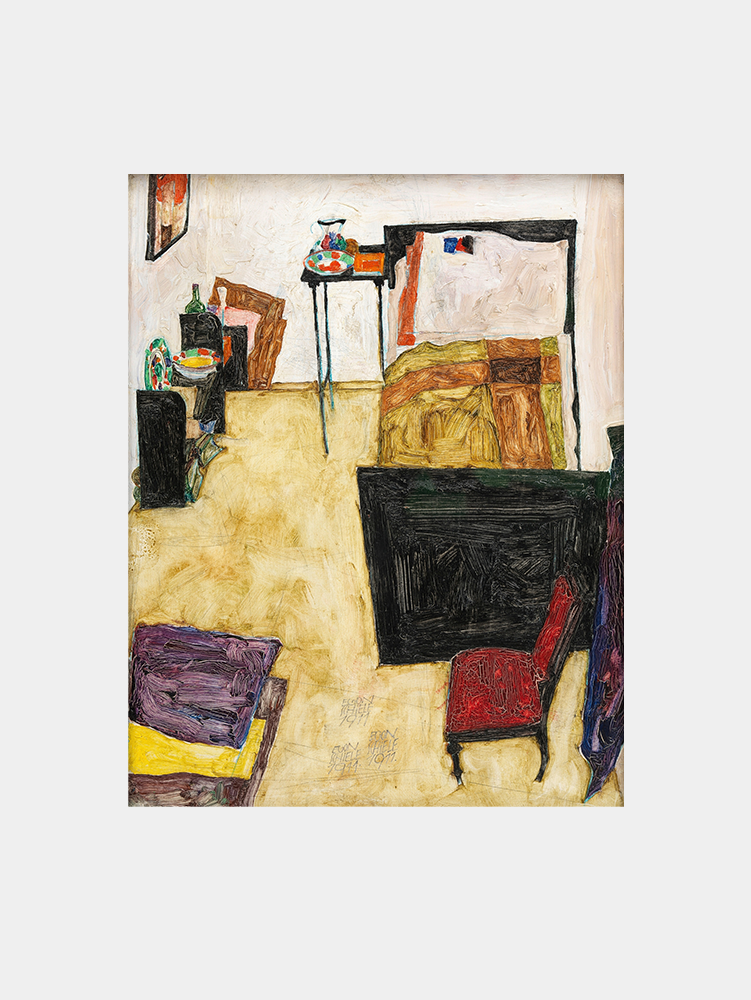 Egon Schiele "Mein Wohnzimmer (Das Zimmer des Künstlers in Neulengbach) (1911)" Art Print