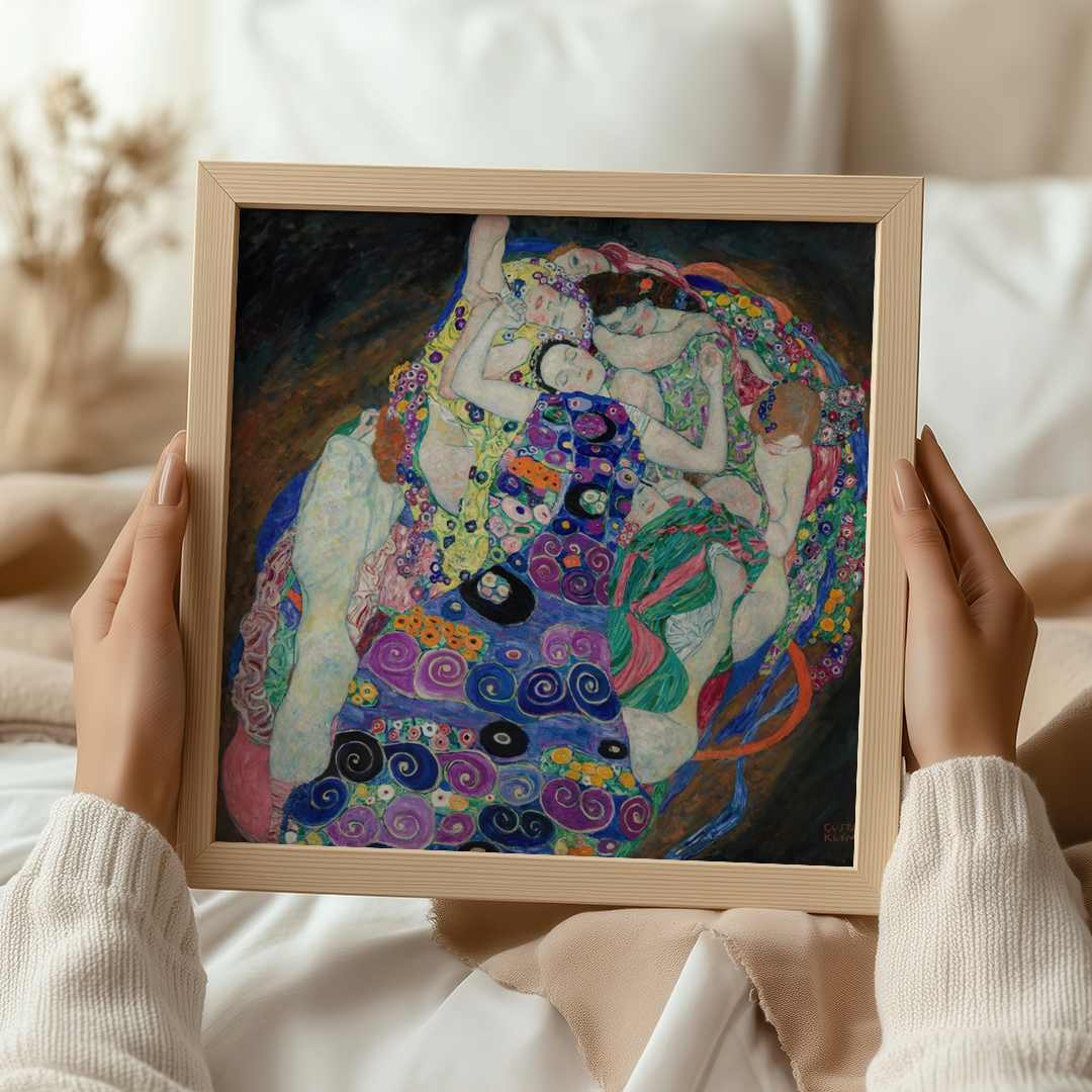 Gustav Klimt: "The Maiden (1913)" Art Print
