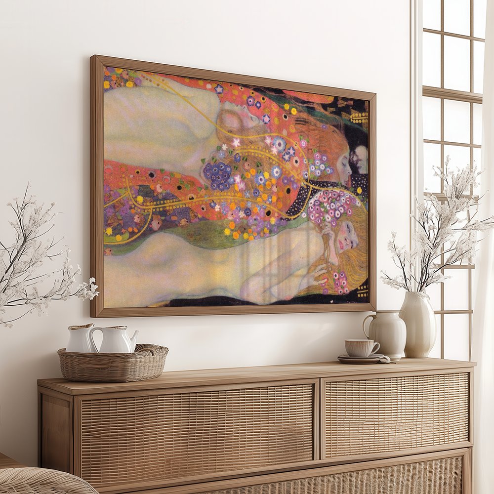 Gustav Klimt: "Water Serpents II (1907)" Art Print