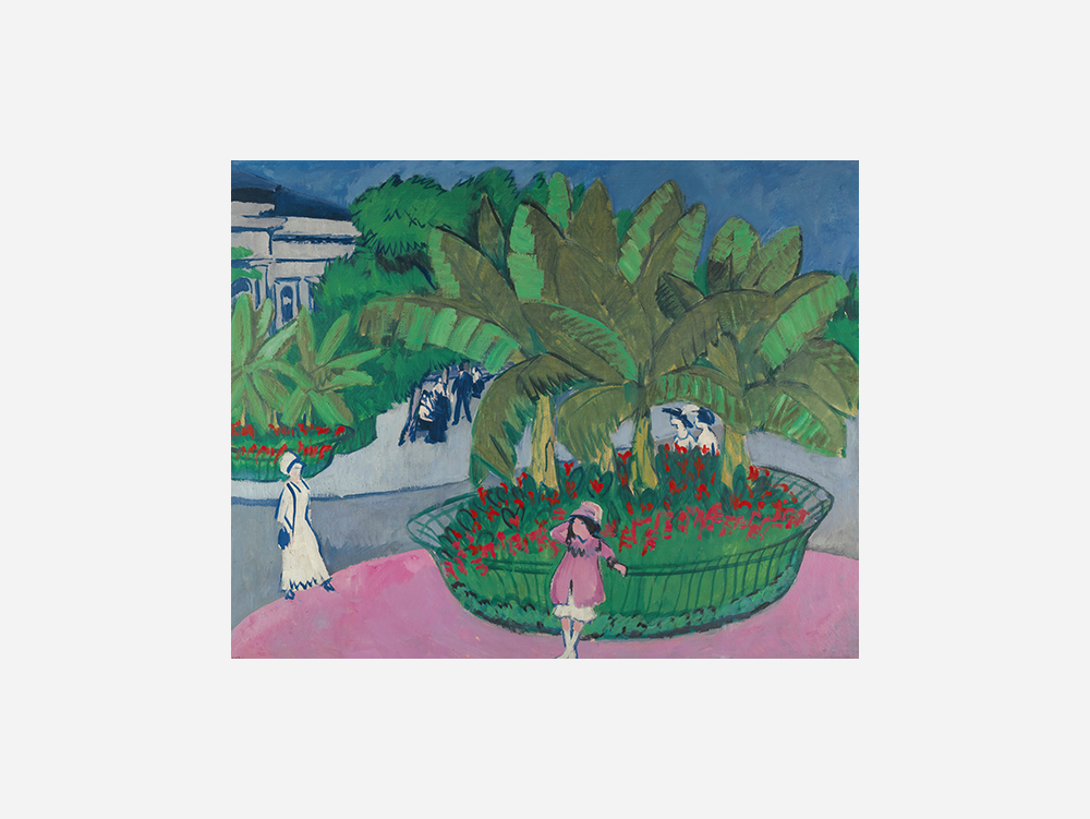 Ernst Ludwig Kirchner "The Bosquet; Albertplatz In Dresden (1911.)" Art Print