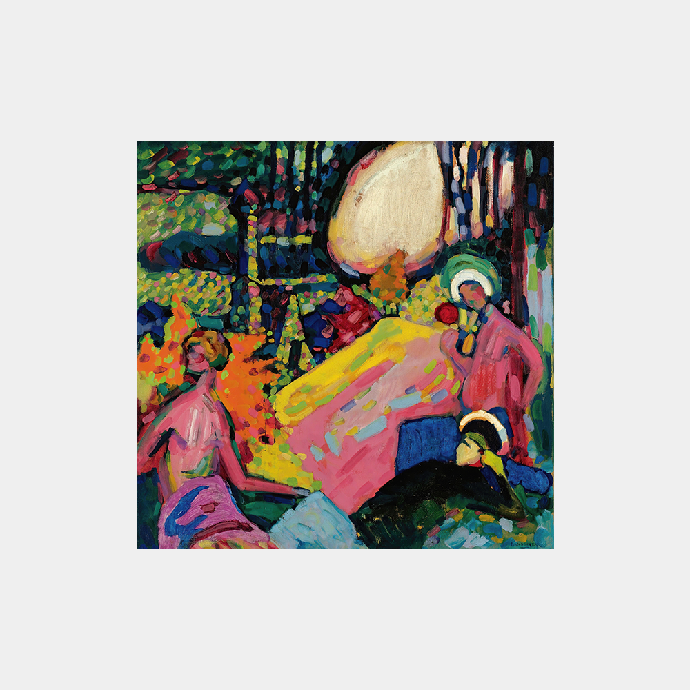 Kandinsky: "Weisser Klang (White Sound) (1908)" Art Print