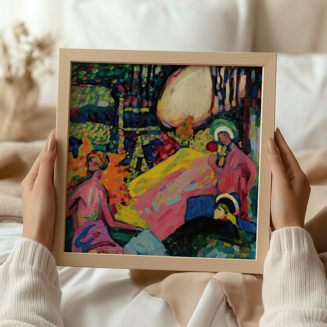 Kandinsky: "Weisser Klang (White Sound) (1908)" Art Print