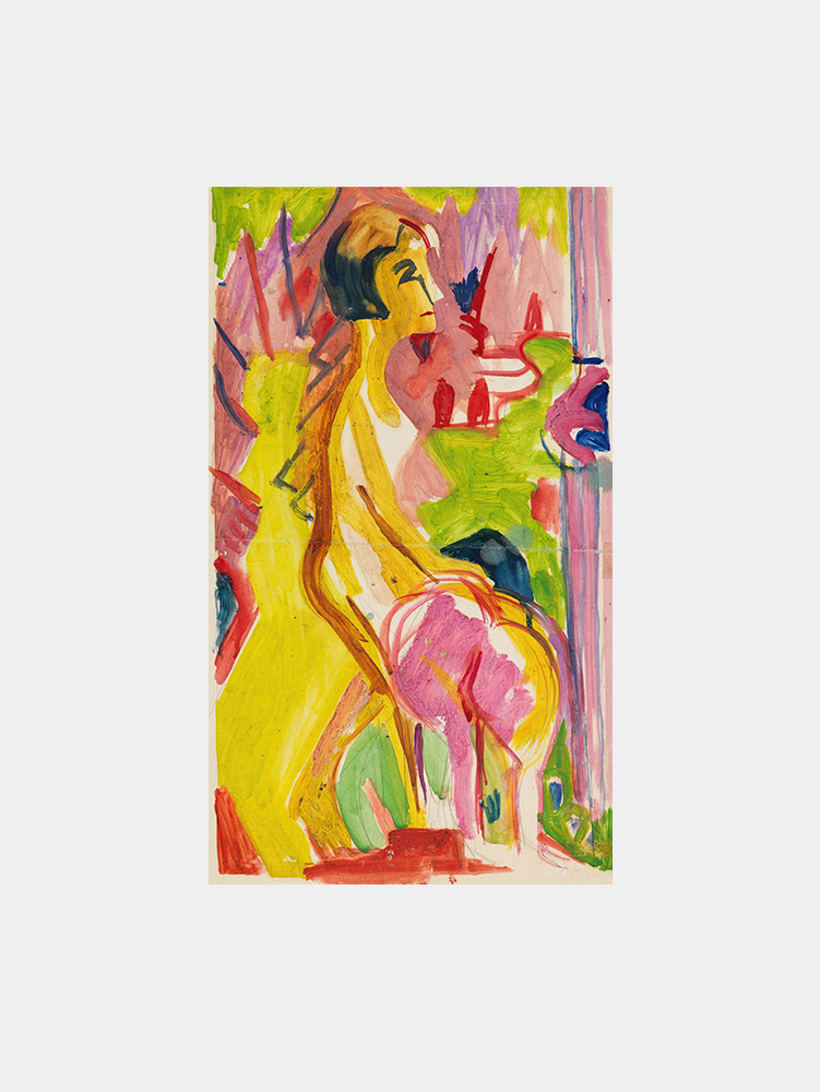 Ernst Ludwig Kirchner "Zwei weibliche Akte (1926-1928)" Art Print