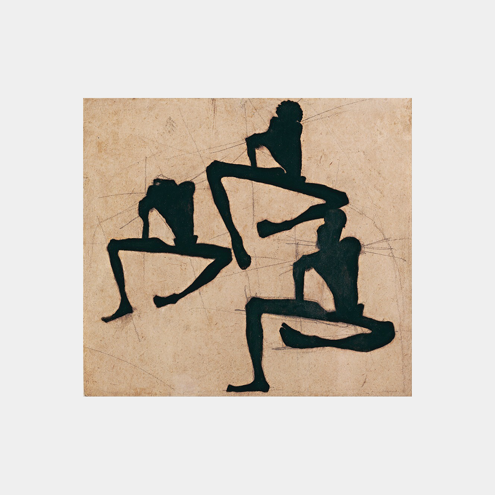Egon Schiele: "Composition with Three Male Nudes (1910)" Art Print (Copy)