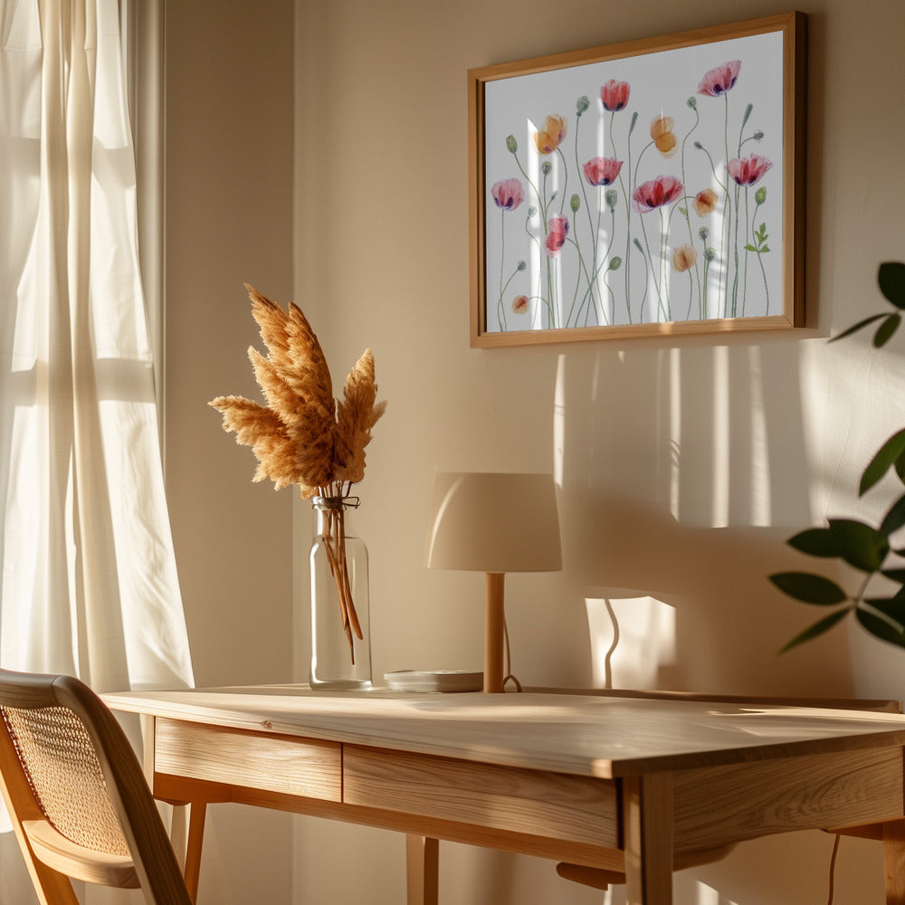 Papaver Party Art Print