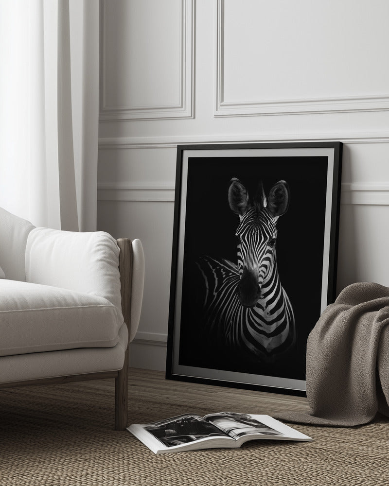 The Zebra Art Print