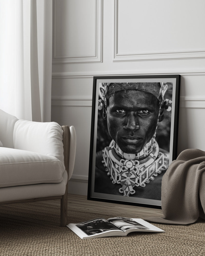 Samburu man Art Print