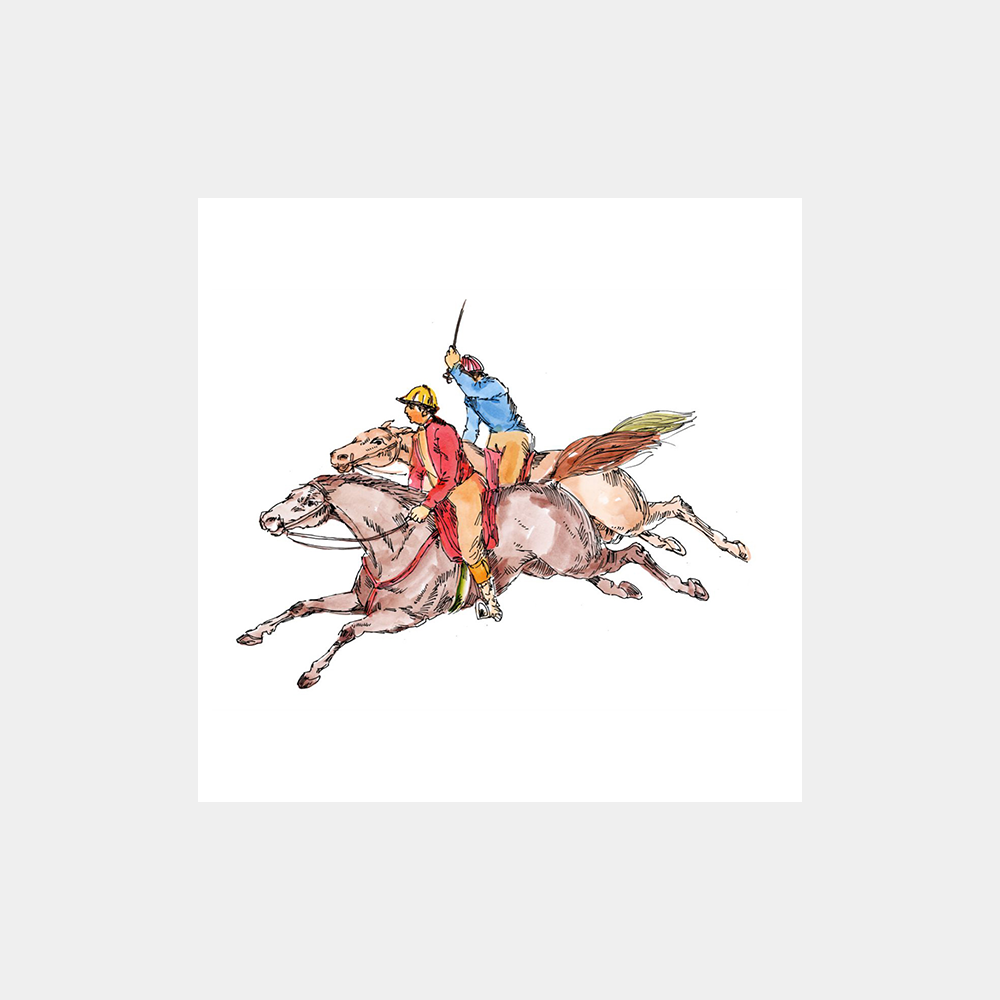 Equestrian Satori and Cherokee Art Print