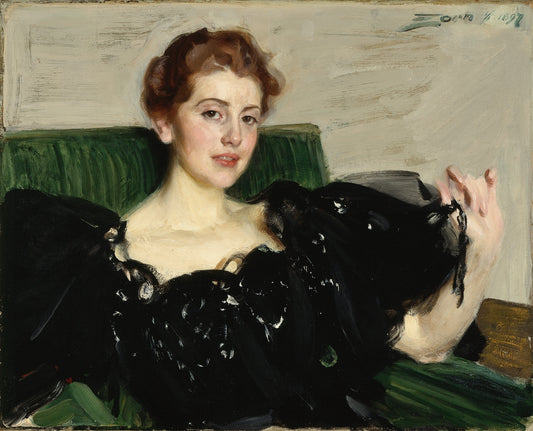 Anders Zorn: "Lucy Turner Joy (1897)" Art Print