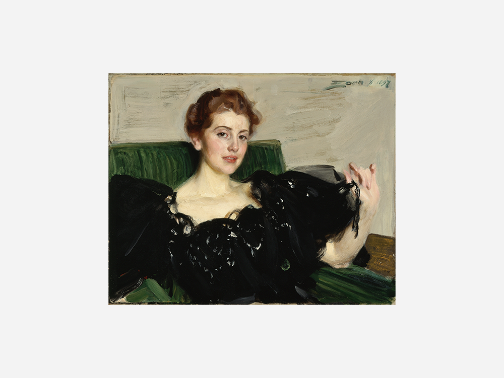 Anders Zorn: "Lucy Turner Joy (1897)" Art Print
