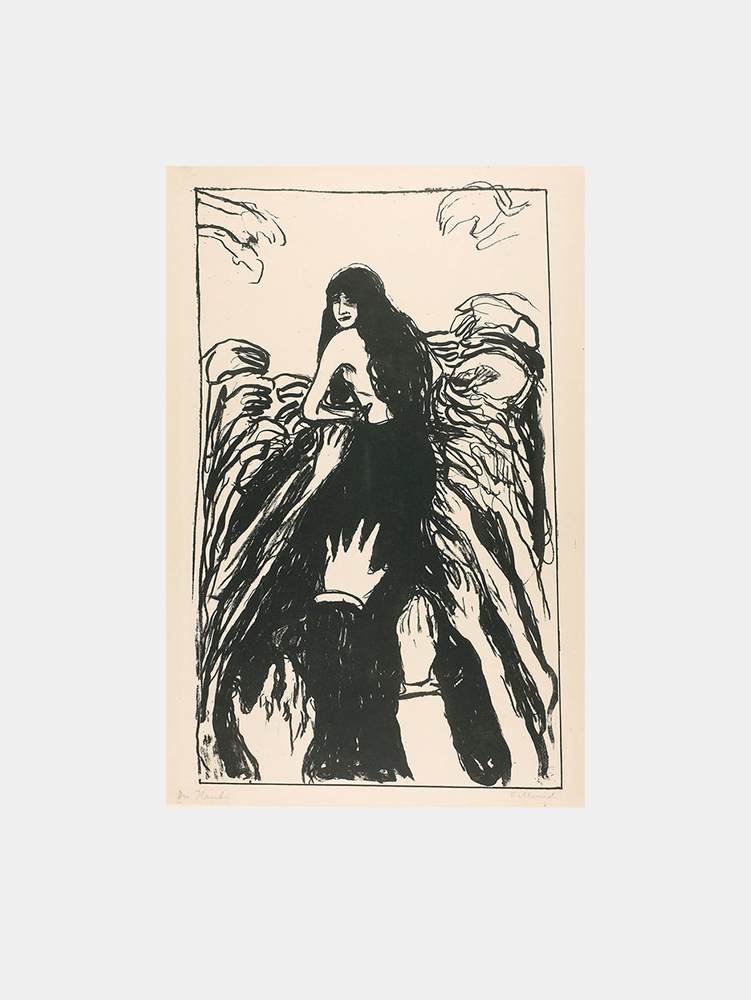 Edvard Munch: "The hands (1895)" Art Print