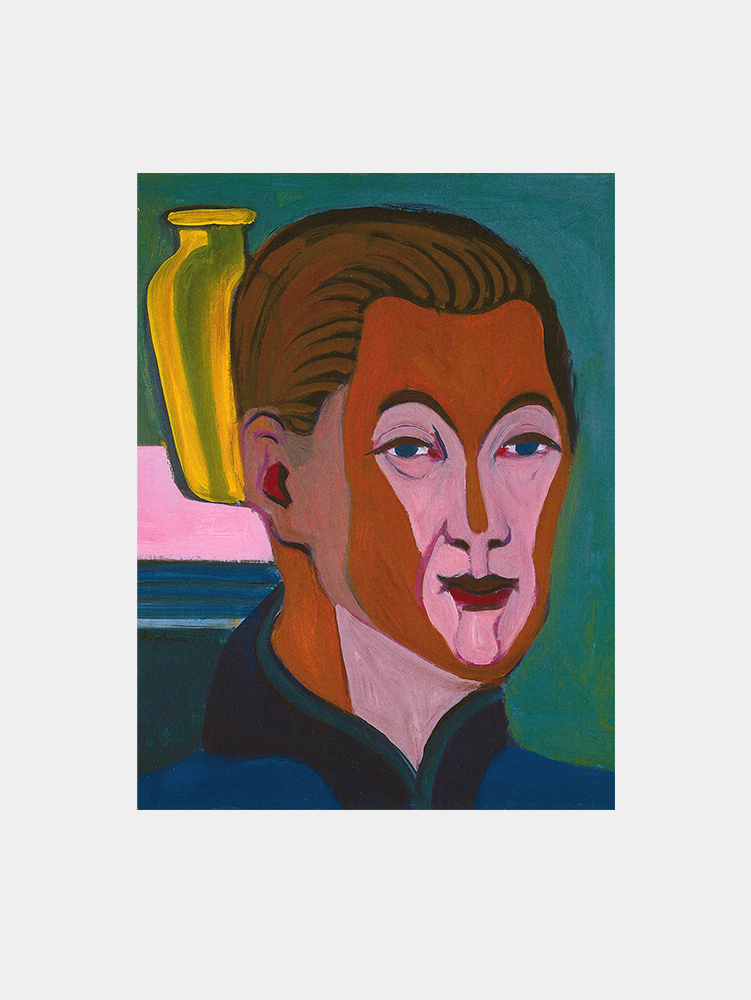 Ernst Ludwig Kirchner "Self Portrait (1925)" Art Print