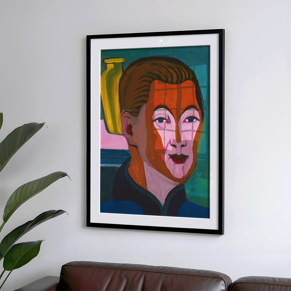 Ernst Ludwig Kirchner "Self Portrait (1925)" Art Print