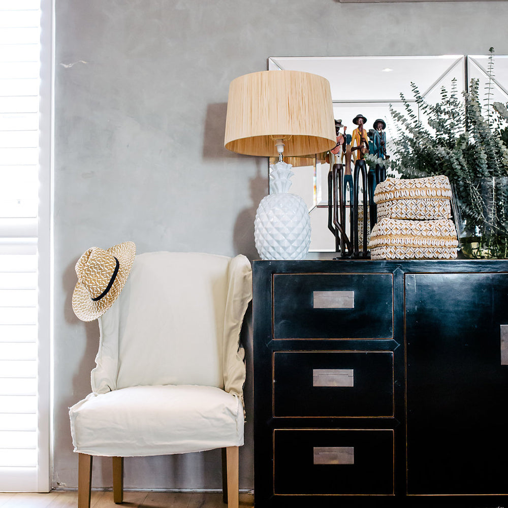 Raffia Lampshades