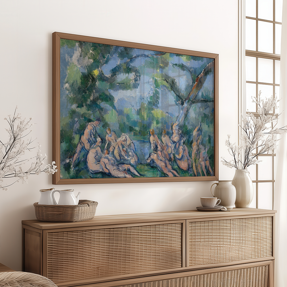 Paul Cézanne: "The Bathers" Art Print
