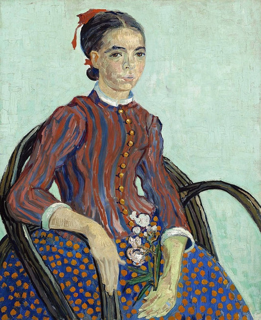 Van Gogh "La Mousmé (1888)" Art Print