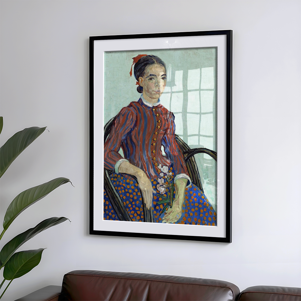 Van Gogh "La Mousmé (1888)" Art Print