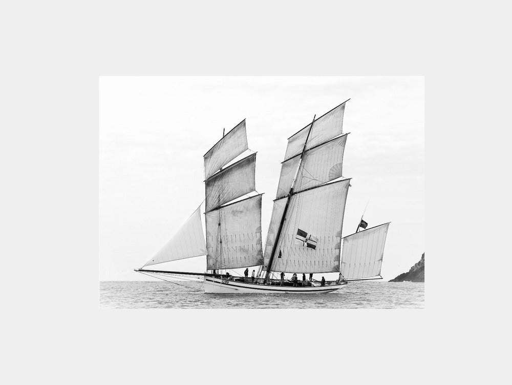 Sailboat "La Granvillaise Art Print