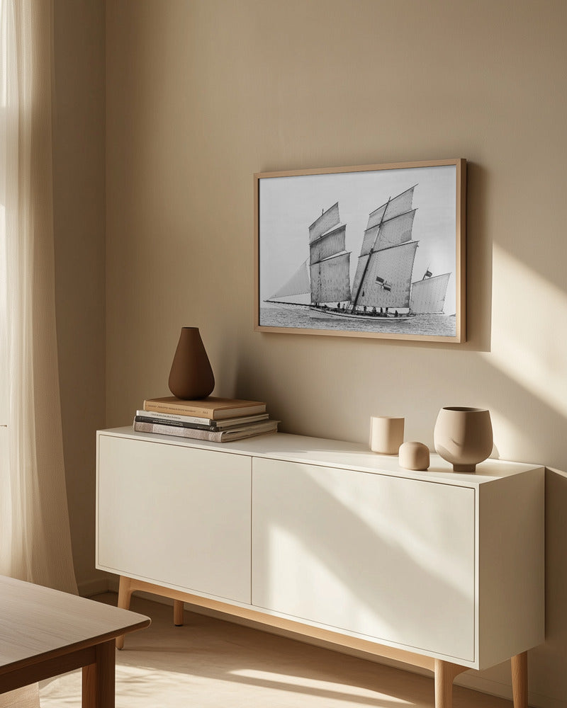 Sailboat "La Granvillaise Art Print