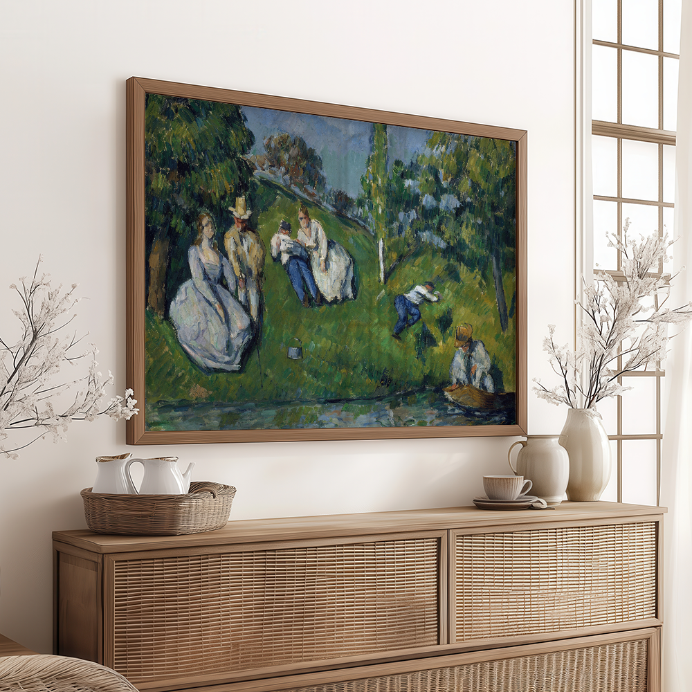 Paul Cézanne: "The Pond (circa 1877)" Art Print