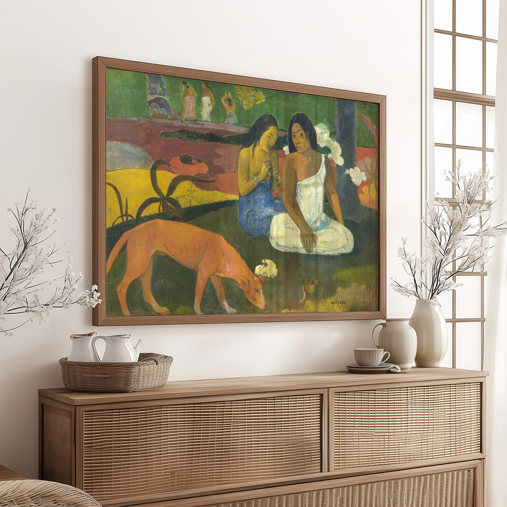 Paul Gauguin: "Arearea (Joyfulness) (1892)" Art Print
