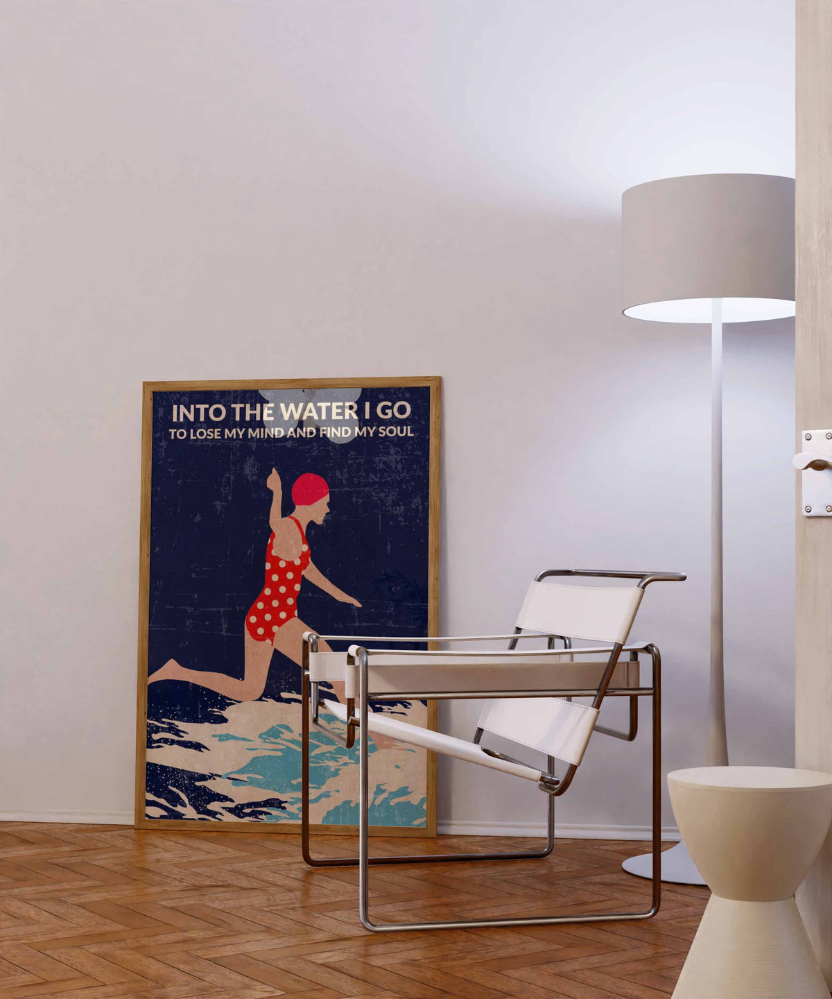 Retro Swimmer Splash