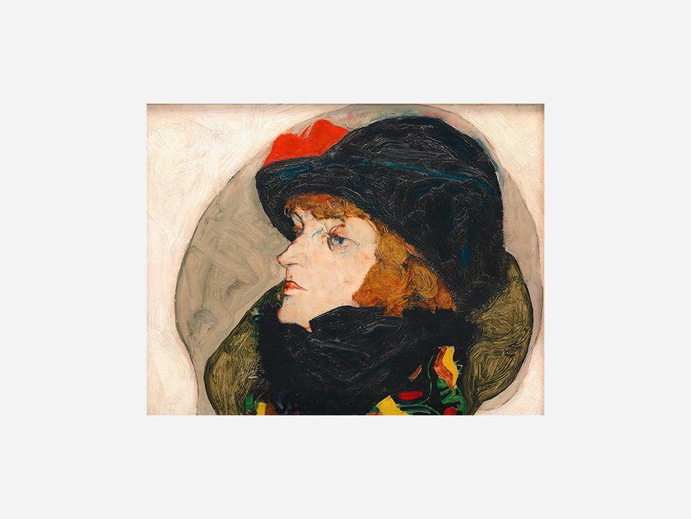 Egon Schiele "Porträt Ida Roessler (1912)" Art Print