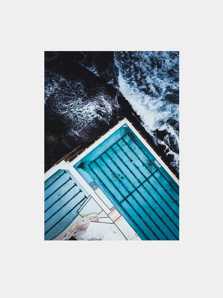 Bondi Most Famous Ocean Pool in Australia Art Print