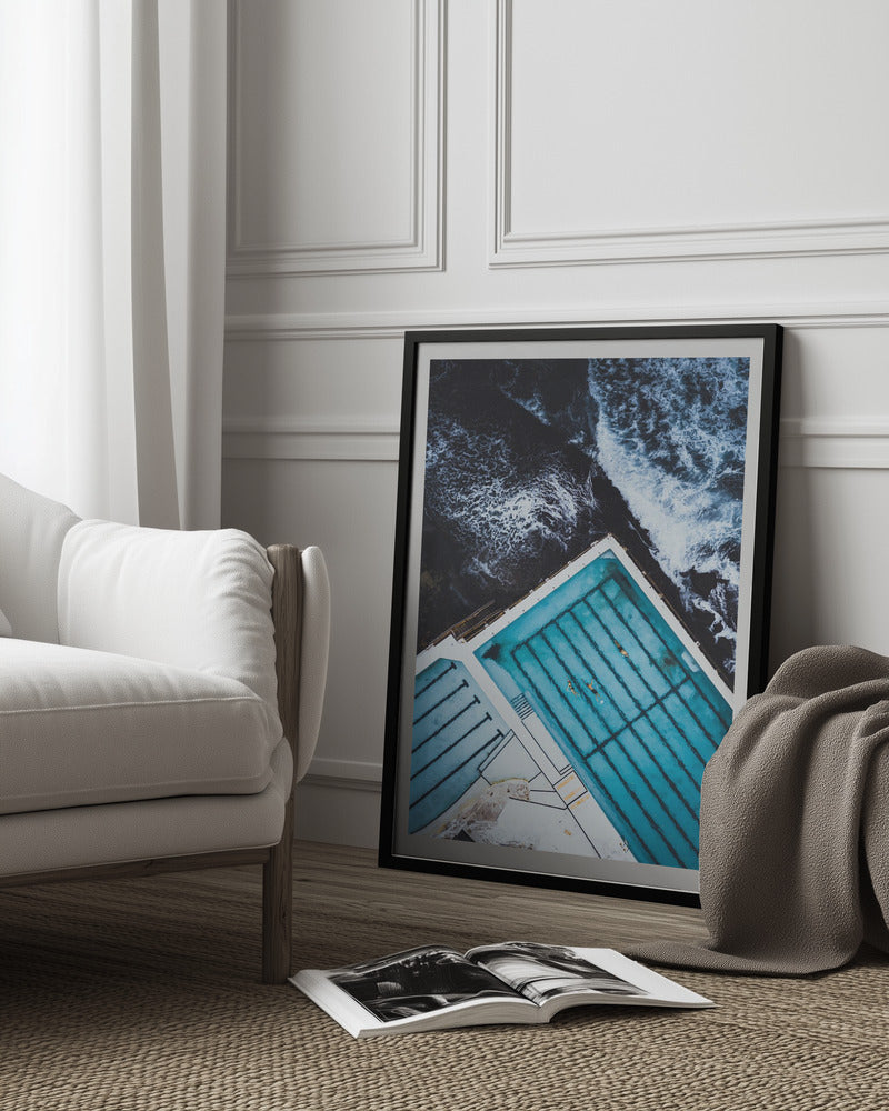 Bondi Most Famous Ocean Pool in Australia Art Print