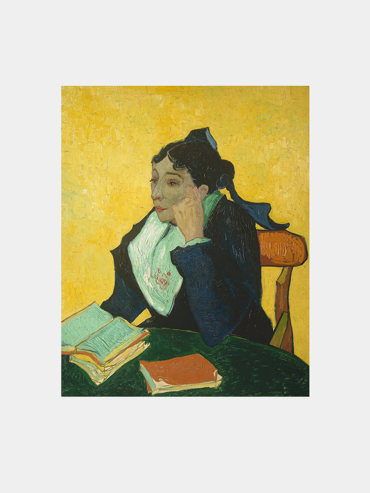 Van Gogh "L’Arlésienne; Madame Joseph-Michel Ginoux (Marie Julien, 1848–1911) (1888–89)" Art Print