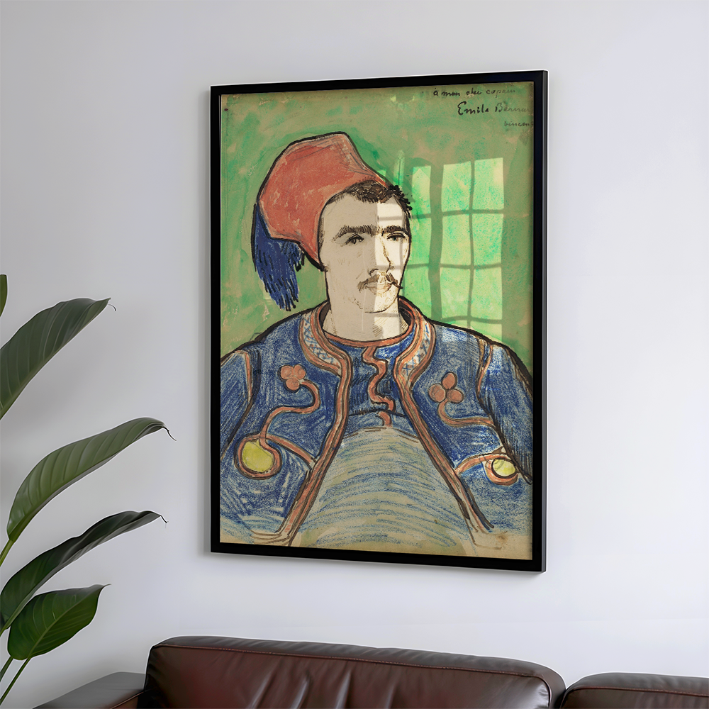 Van Gogh "The Zouave (1888)" Art Print