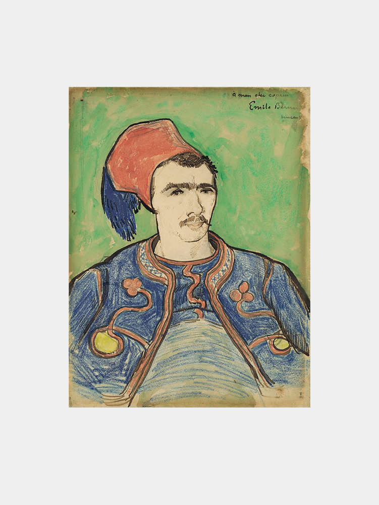 Van Gogh "The Zouave (1888)" Art Print