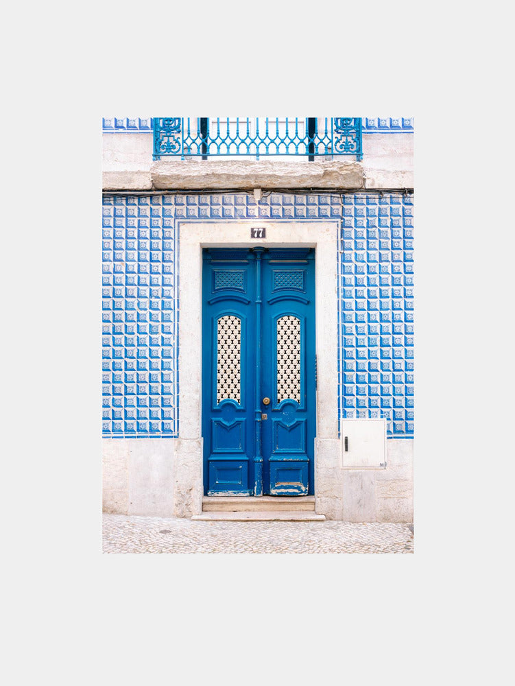 Blue Lisbon Art Print